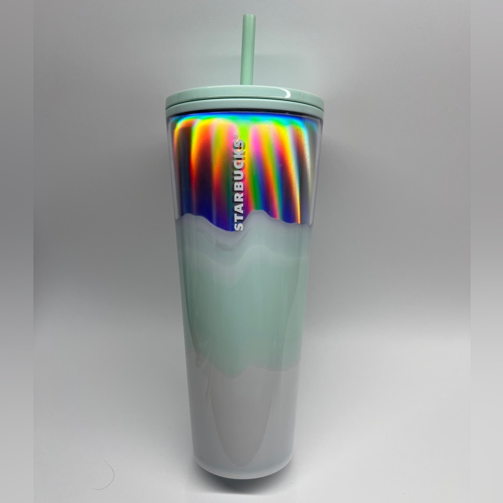 Starbucks Iridescent Tumbler with Straw